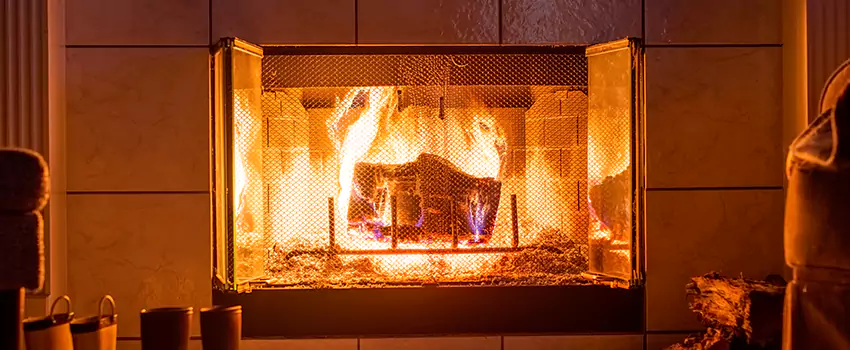 Mendota Hearth Landscape Fireplace Installation in Lino Lakes, Minnesota