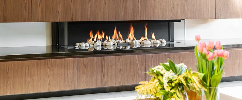 Double-height Fireplace Design Refurbishment in Lino Lakes, Minnesota