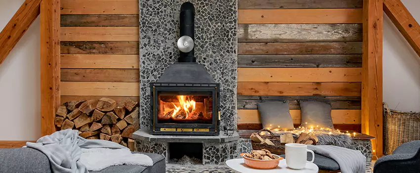 Thelin Hearth Products Direct Vent Gas Stove Fireplace Inspection in Lino Lakes, Minnesota